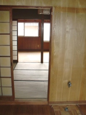 和室・襖と畳のリフォーム　施工前　岸和田市