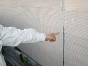 納得の外壁塗装で安心　岸和田市　施工前