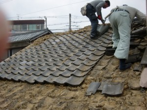 屋根の葺き替え　岸和田市