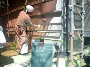 二度塗りの外壁塗装で強度もバッチリ　岸和田市