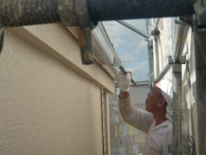 二度塗りの外壁塗装で強度もバッチリ　岸和田市