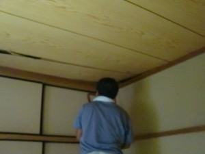 天井撤去