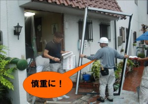 ドア建具取付