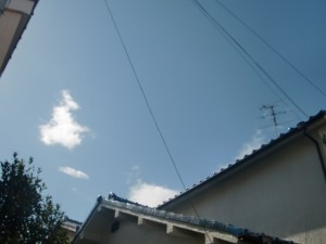 晴れた空