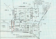 現況図面/北西道路埋設物