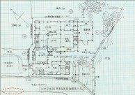 現況図面・クラックのある市道