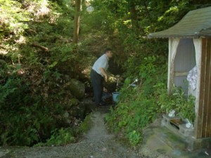 女淵のお地蔵さんに安全・健康祈願！