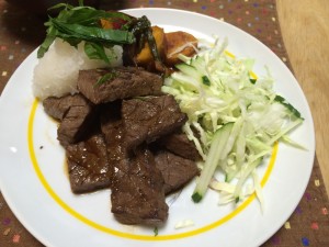 昨夜　晩ごはん