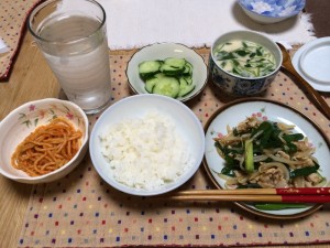 昨夜のご飯