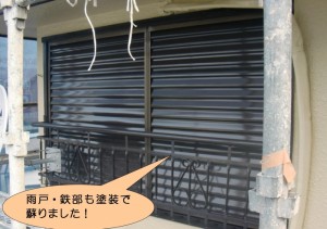 雨戸・鉄部塗装