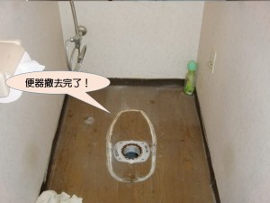 便器撤去完了