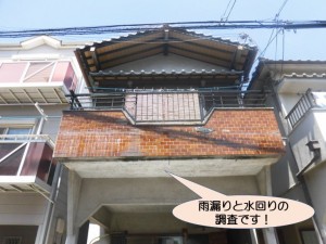 雨漏りと水回りの現地調査です！