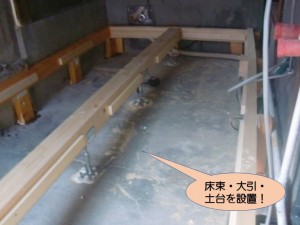 床束などを設置