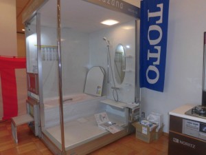 TOTOのユニットバス展示