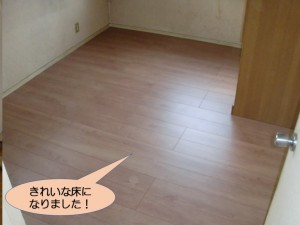 子供部屋の床張替え完了