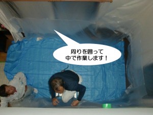 上から見た様子
