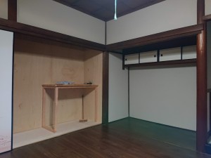 貝塚市の和室の押入れ内部も改修
