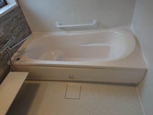貝塚市で設置したお風呂の浴槽