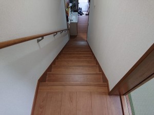 貝塚市の階段の架け替え工事