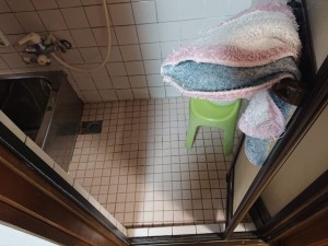 熊取町の浴室の床の改修