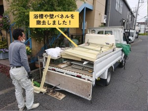 泉大津市のユニットバスを撤去しました