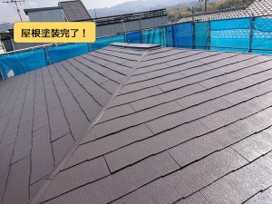 和泉市の屋根塗装完了