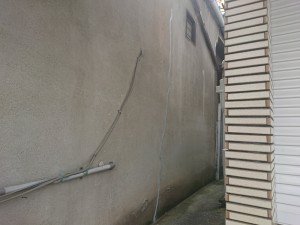 忠岡町の外壁のひび割れ補修