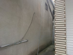 忠岡町の外壁のひび割れ補修