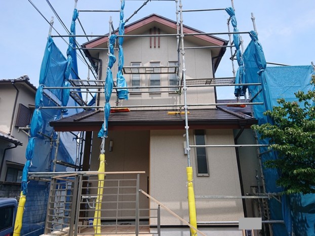 阪南市の外壁塗装完了