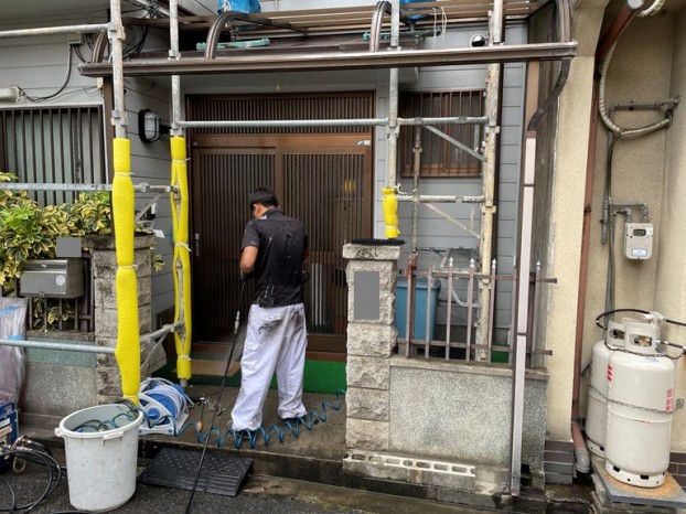 岸和田市の高圧洗浄