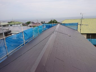 阪南市の屋根塗装後