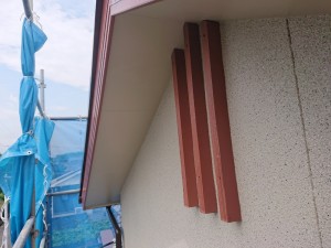 阪南市で使用した多彩模様塗料